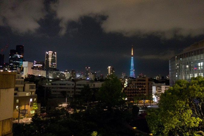 Panorama de la ville, Tokyo Tower, depuis Roppongi Hills